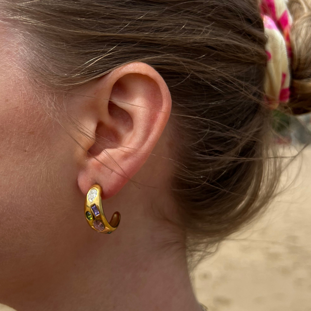 Gem Splash Earrings