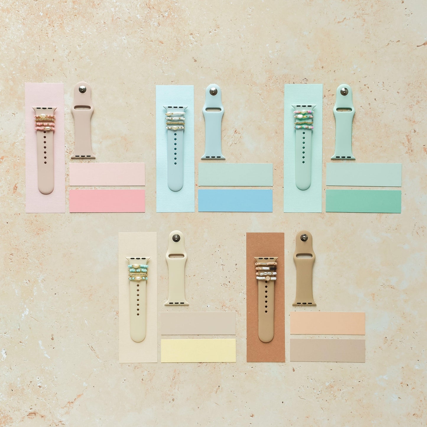 Watch Strap Charm Pack - Totally Turquoise