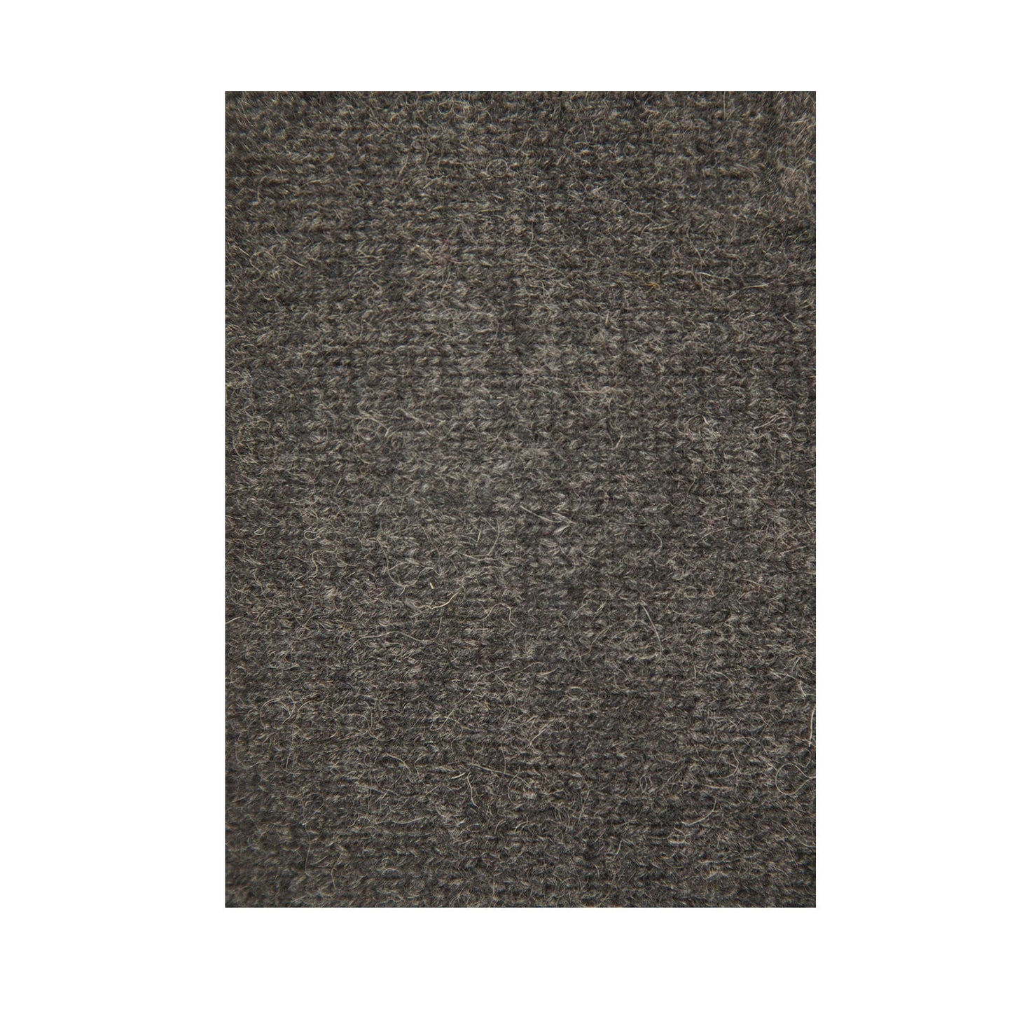 100 Shetland Ragg Wool Half Zip Up Knit Jumper Pullover Mens Sweater Knitted Charcoal
