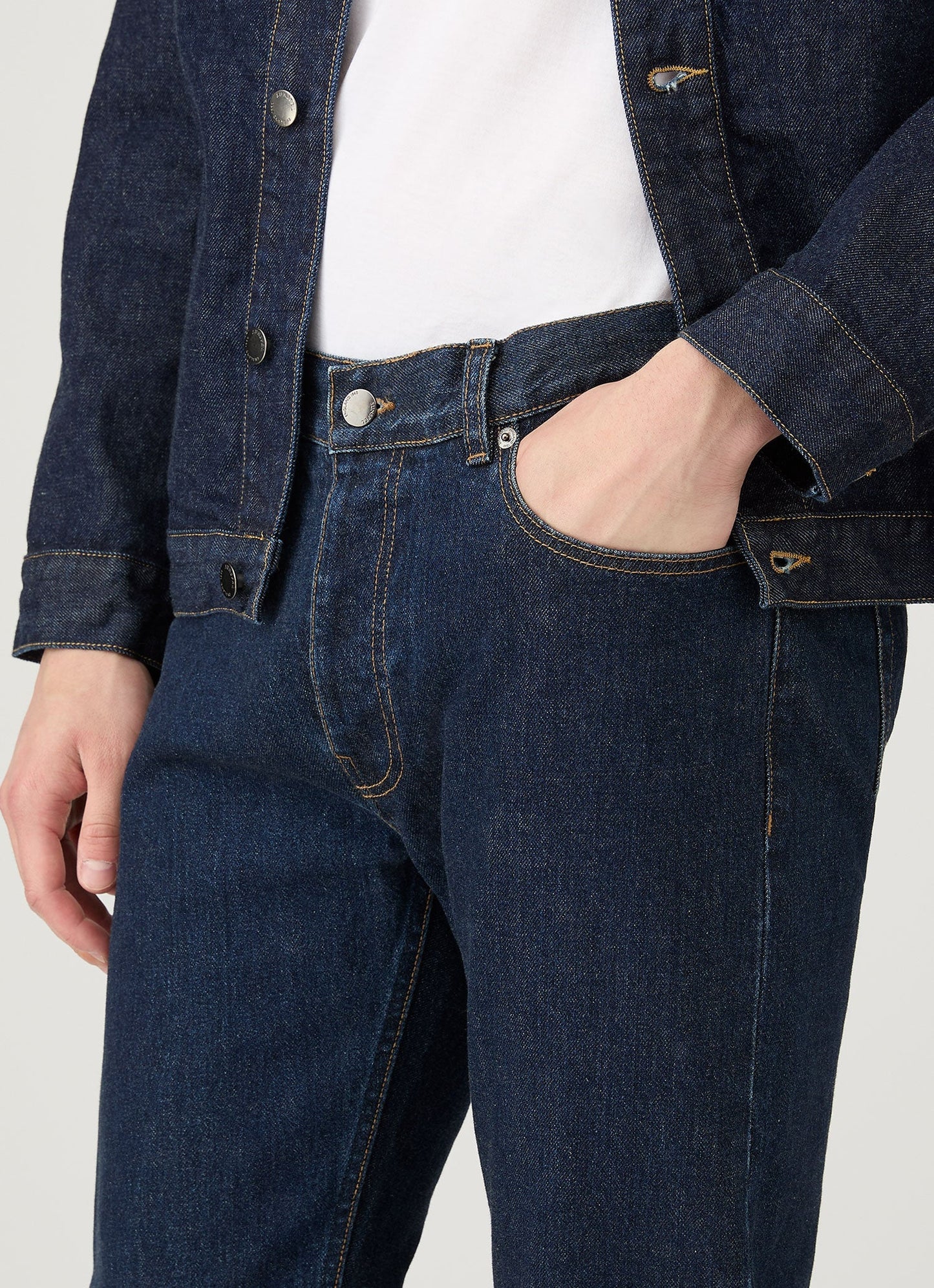 Mens Slim Fit Jean Denim Rinse Wash