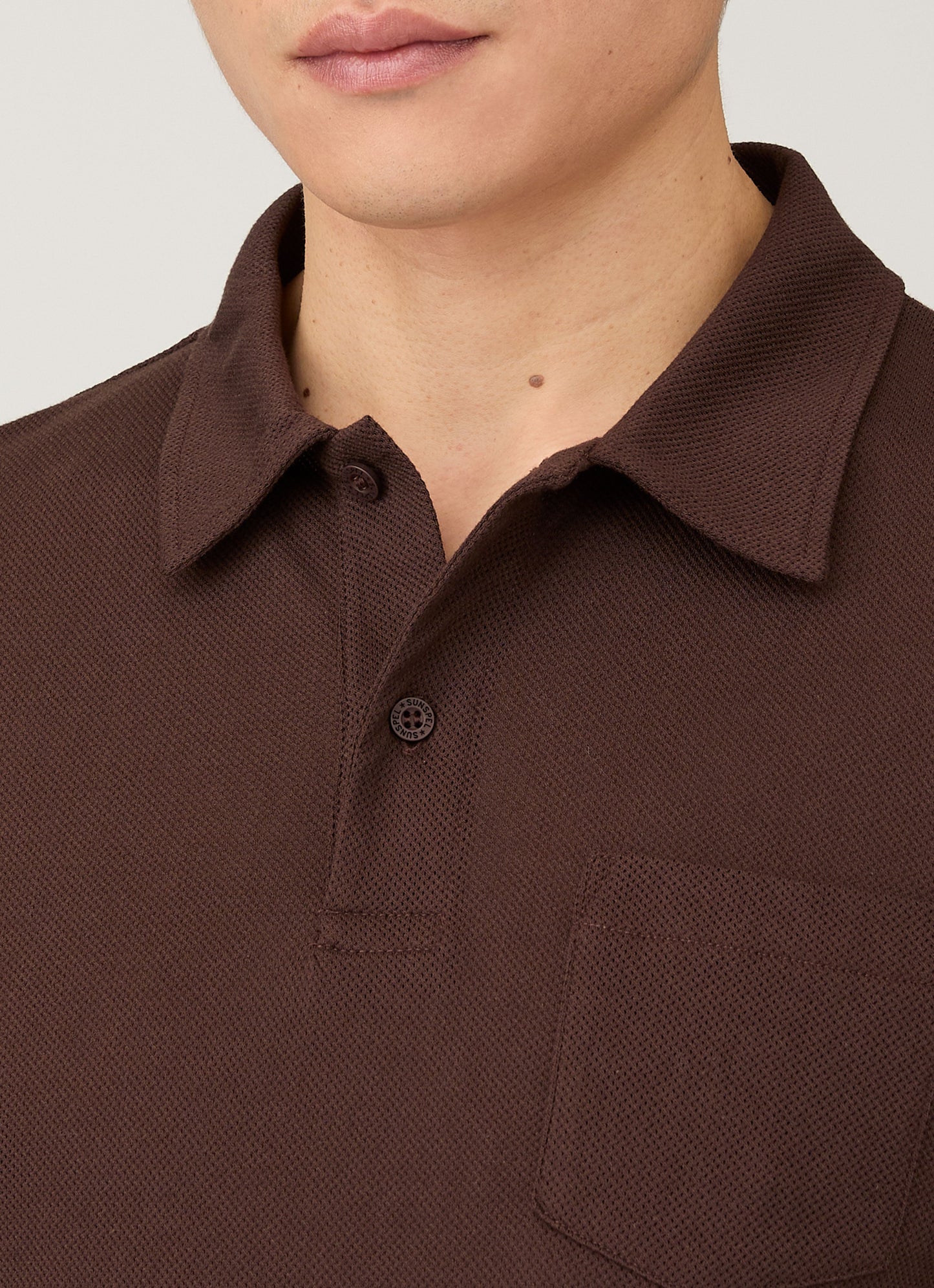 Mens Riviera Polo Shirt In Bakelite Mpol1026 Rdel