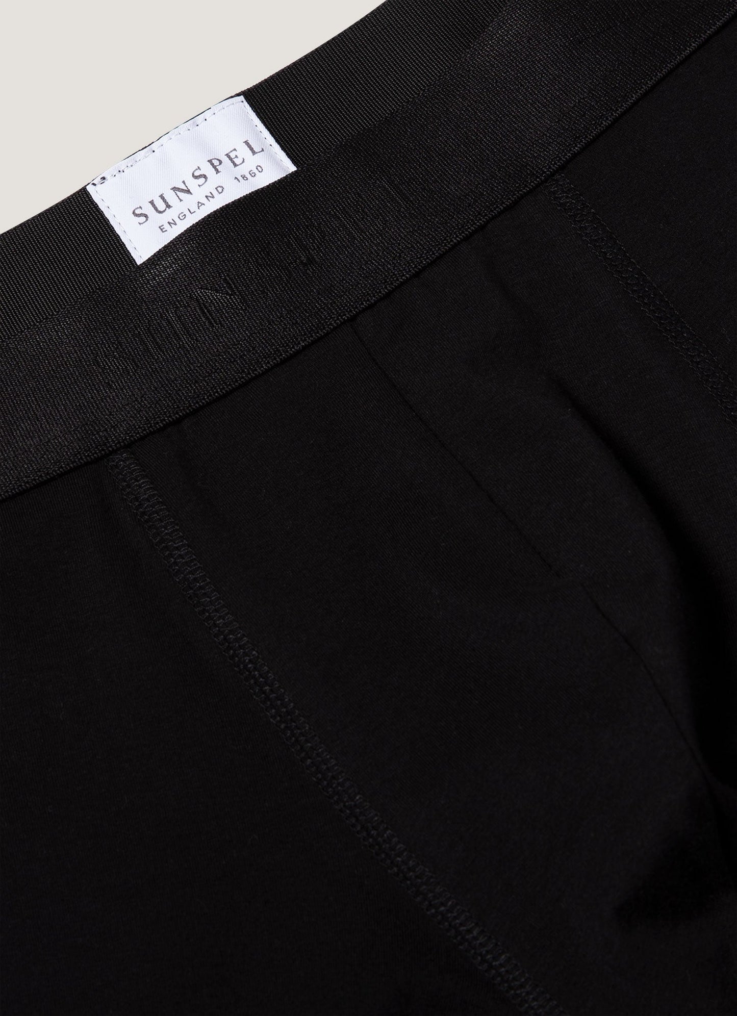 Mens Stretch Cotton Trunks In Black