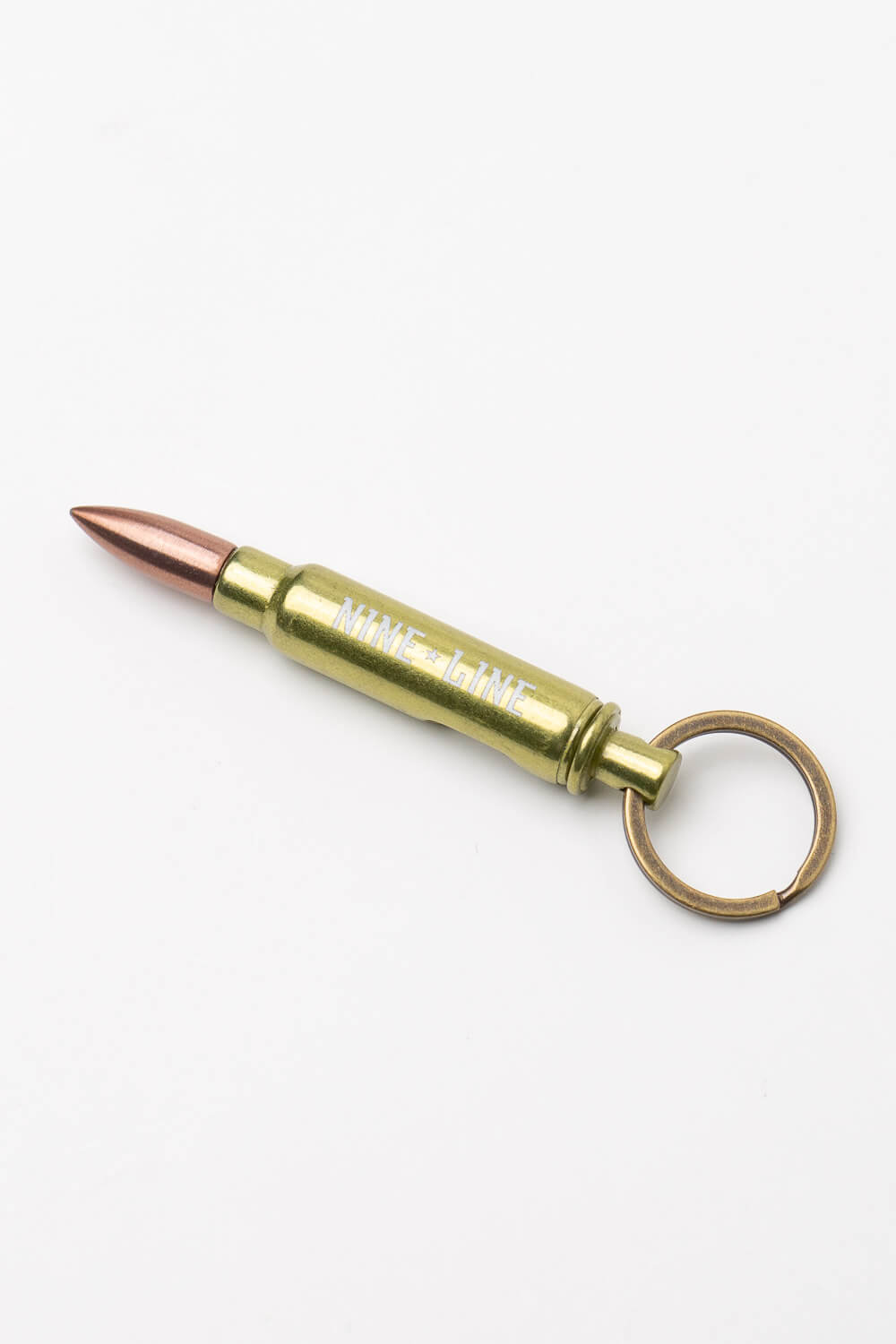 Nine Line Bronze Bullet Bottle-Opening Key Chain
