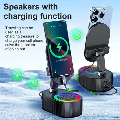 🔋 5-in-1 Portable Power Bank & Bluetooth Speaker