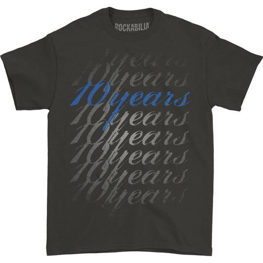 10 Years Blue Script Logo T-shirt