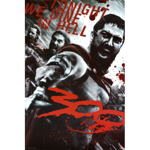 300 Leonidas & Spartans Domestic Poster