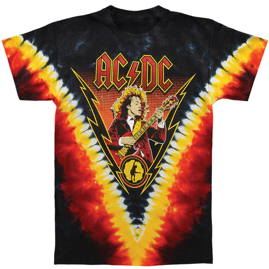 AC/DC Angus Lightning Tie Dye T-shirt