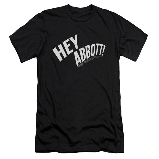 Abbott & Costello Hey Abbott Slim Fit T-shirt