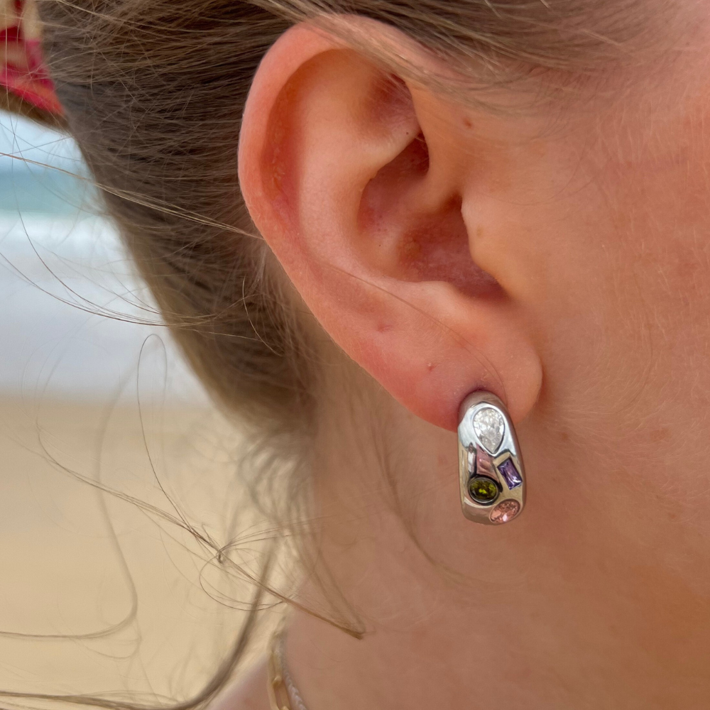 Gem Splash Earrings