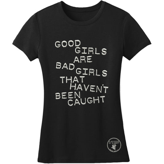5 Seconds Of Summer Good Girls Tissue Junior Top