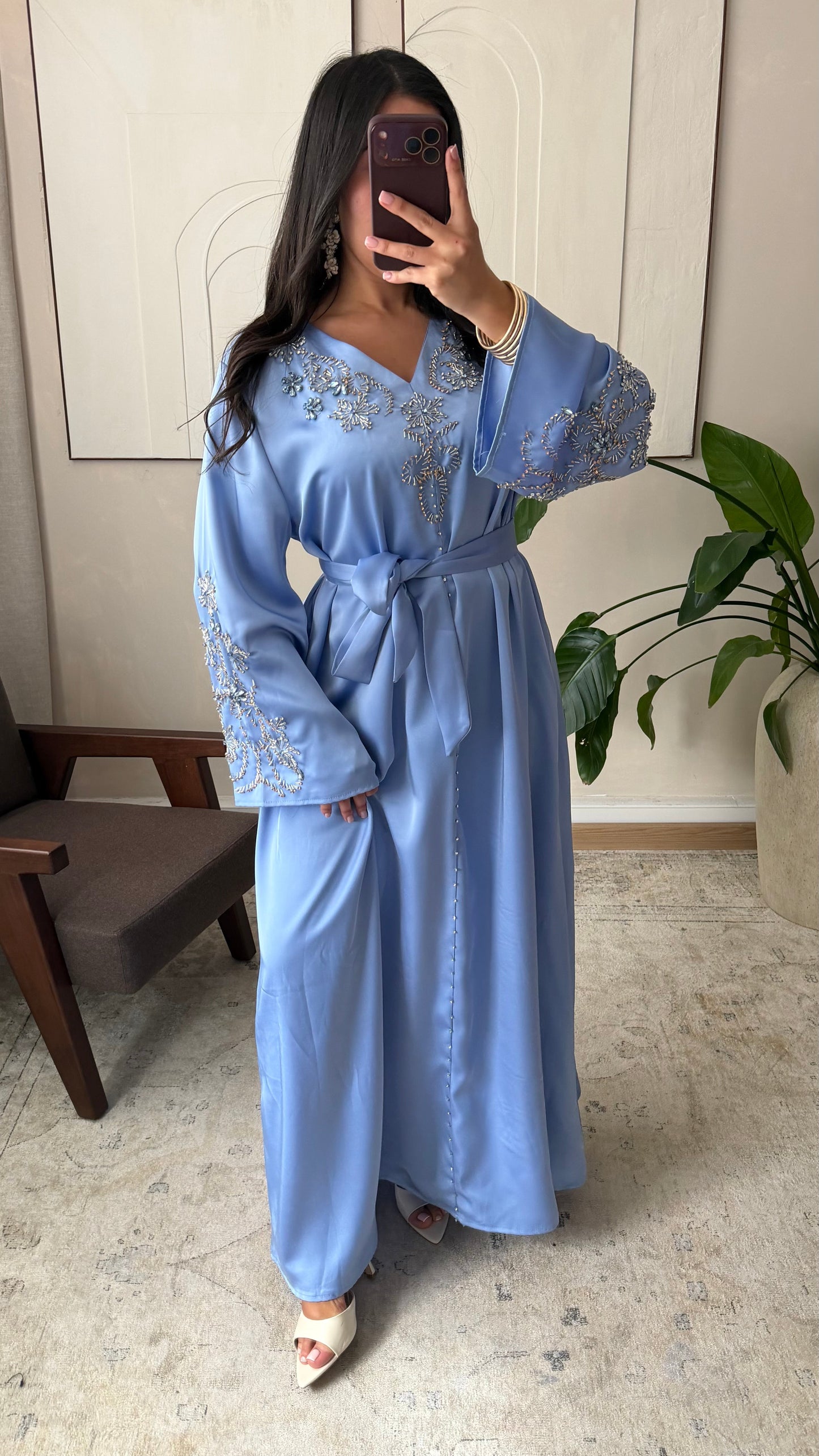 Robe Strass Yumine I Bleu