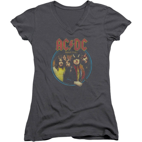 AC/DC Highway To Hell Cap Sleeve Junior Top