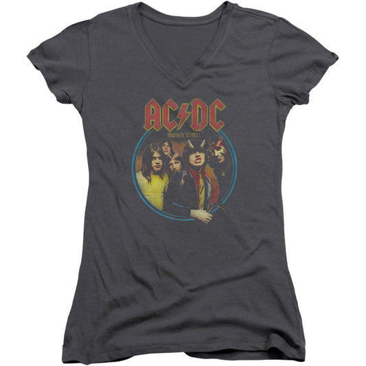 AC/DC Highway To Hell Cap Sleeve Junior Top