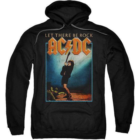 AC/DC Let There Be Rock Adult 25% Poly Hooded Sweatshirt