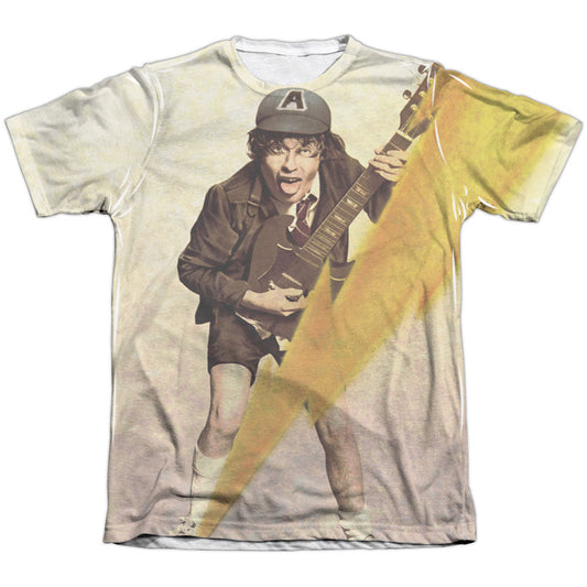 AC/DC Higher Voltage 65% Poly Front/Back Print Sublimation T-shirt