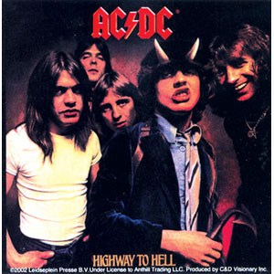 AC/DC Highway To Hell Sticker