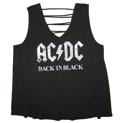 AC/DC Back In Black Womens Tank
