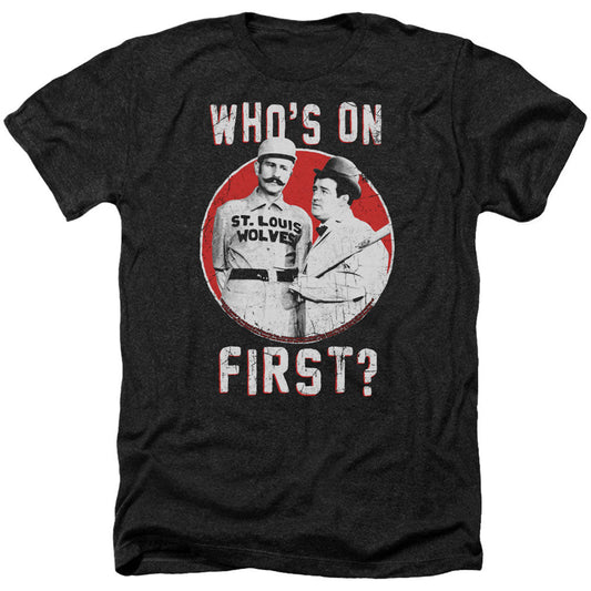 Abbott & Costello First Adult Heather 40% Poly T-shirt