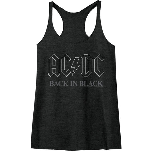 AC/DC Back In Black3 Junior Top