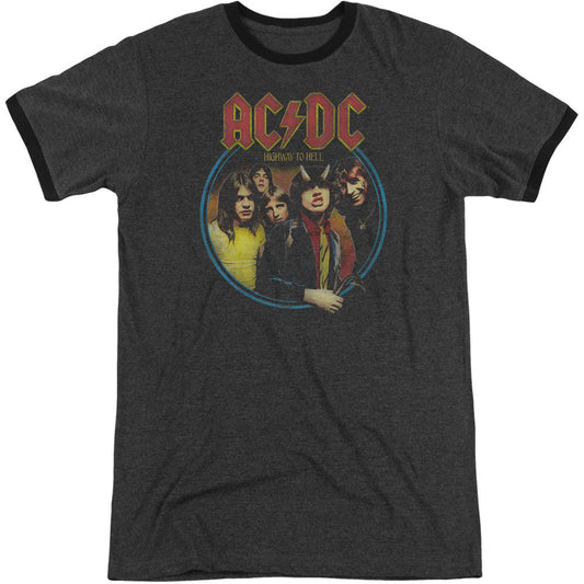 AC/DC Highway To Hell Adult Ringer T-shirt
