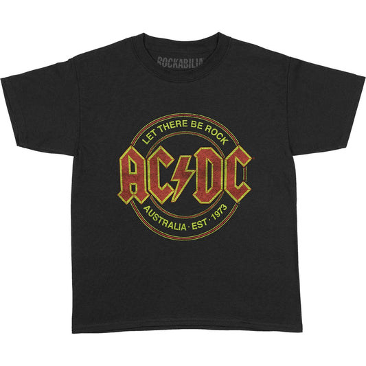 AC/DC Let There Be Rock ACDC Badge Childrens T-shirt