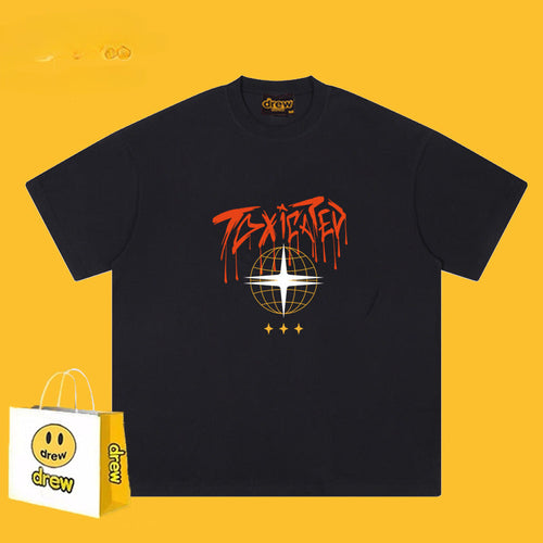 Drew T-shirts Short Sleeve Earth Print T-shirt