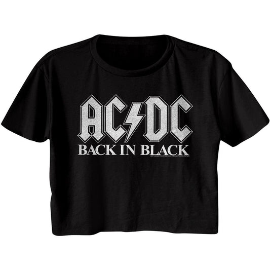AC/DC Back In Blk Junior Top