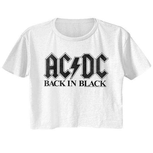 AC/DC Bib In Blk Junior Top