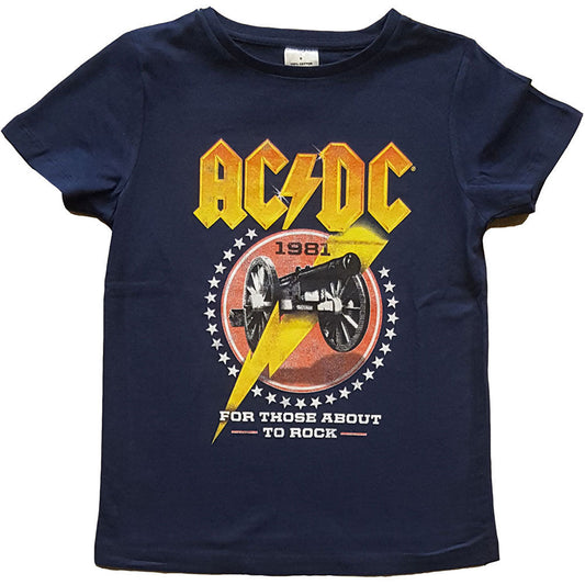 AC/DC For Those About To Rock '81 Kids Tee Slim Fit T-shirt