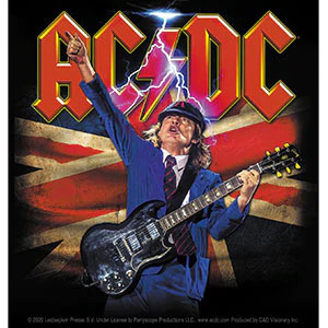 AC/DC Angus British Flag Sticker