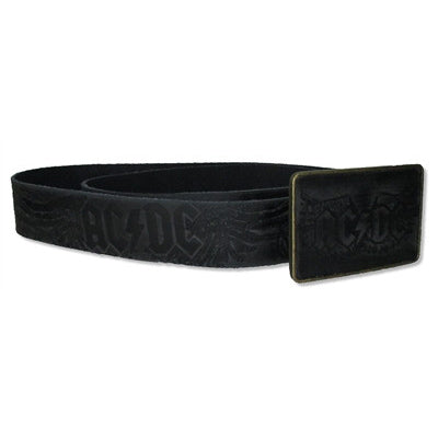 AC/DC Embossed Inlay Belt Belt