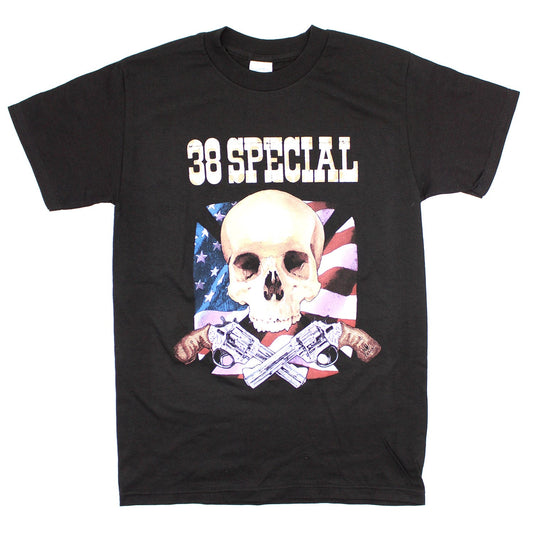 38 Special Skull Flag Guns Tour Tee T-shirt