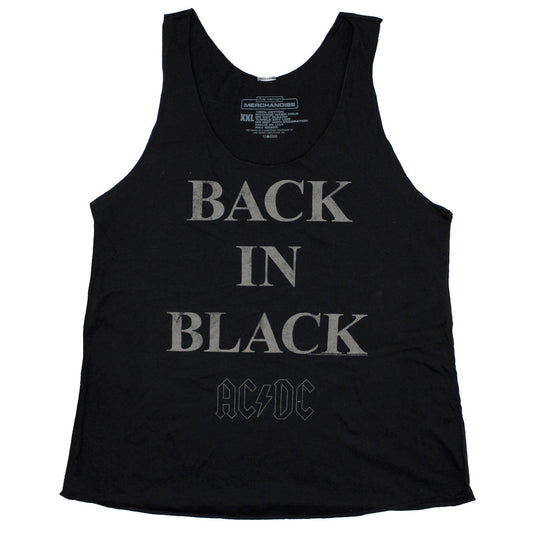 AC/DC Back In Black Stacked Logo Junior Top