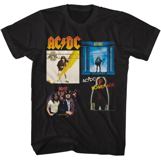 AC/DC AC/DC Multi Albums T-shirt
