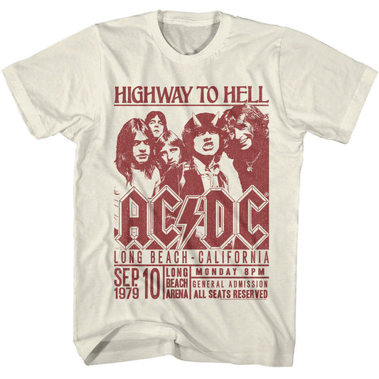 AC/DC AC/DC Long Beach Ca T-shirt