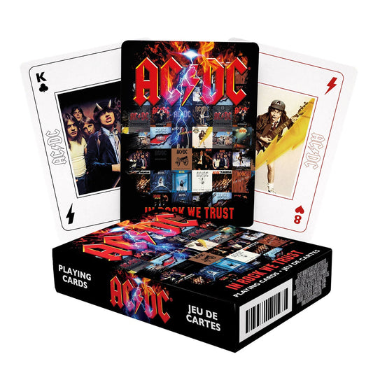 AC/DC In Rock We Trust Playing Cards Playing Cards