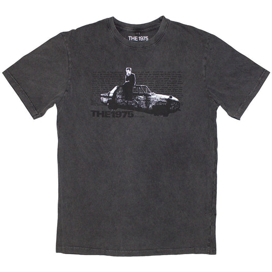 1975 Car Photo Stone Wash T-shirt