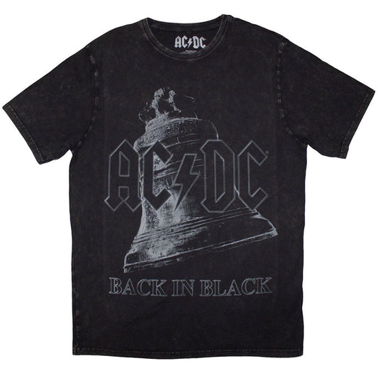 AC/DC Back In Black Bell Stone Wash T-shirt