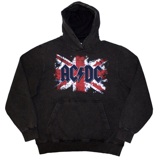 AC/DC Flag Stone Wash Hooded Sweatshirt