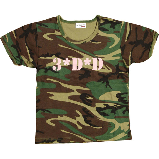 3 Doors Down 3DD Camo Junior Top