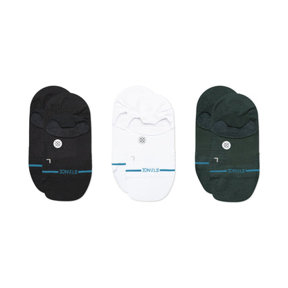 Light Performance No Show Socks 3 Pack