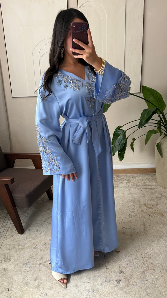 Robe Strass Yumine I Bleu
