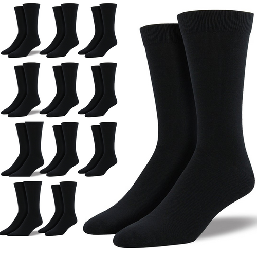 12 Pairs Premium Bamboo Loose Top Socks Diabetic Diabetes Circulation Eco Sox