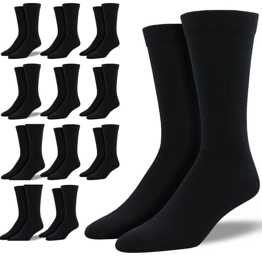 12 Pairs Premium Bamboo Loose Top Socks Diabetic Diabetes Circulation Eco Sox