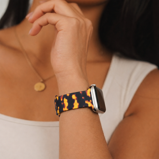 Chic Tortoiseshell Apple Watch Strap