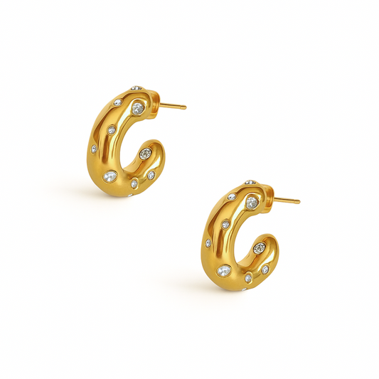 Crystal Tide Earrings