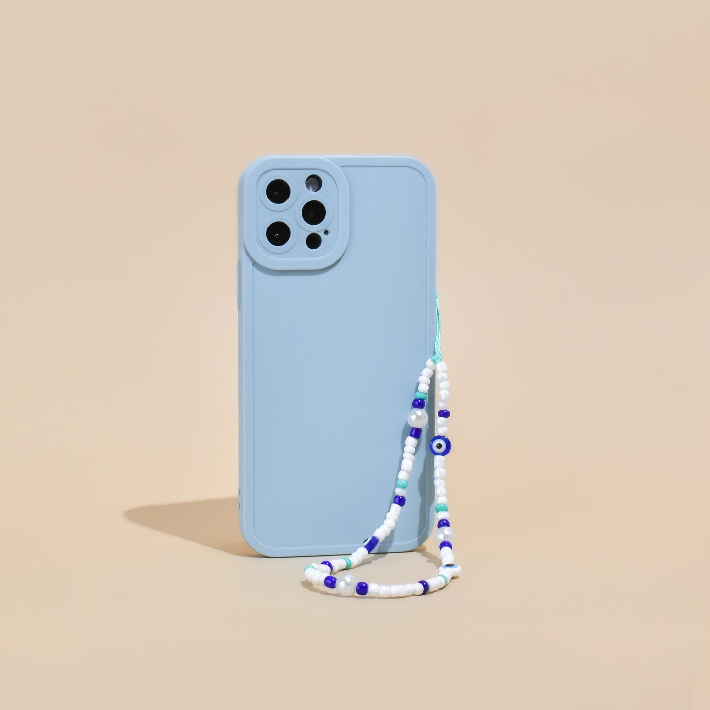 Beaded Phone Strap - Evil Eye