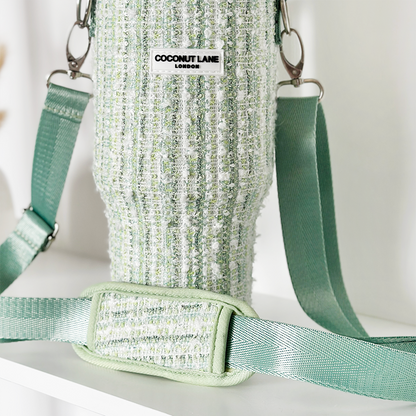 Tumbler Carry Case - Matcha Textured Tweed