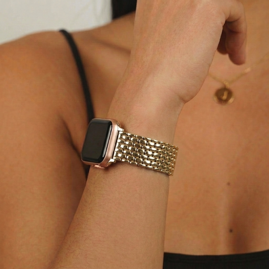 Mermaid Apple Watch Strap - Gold