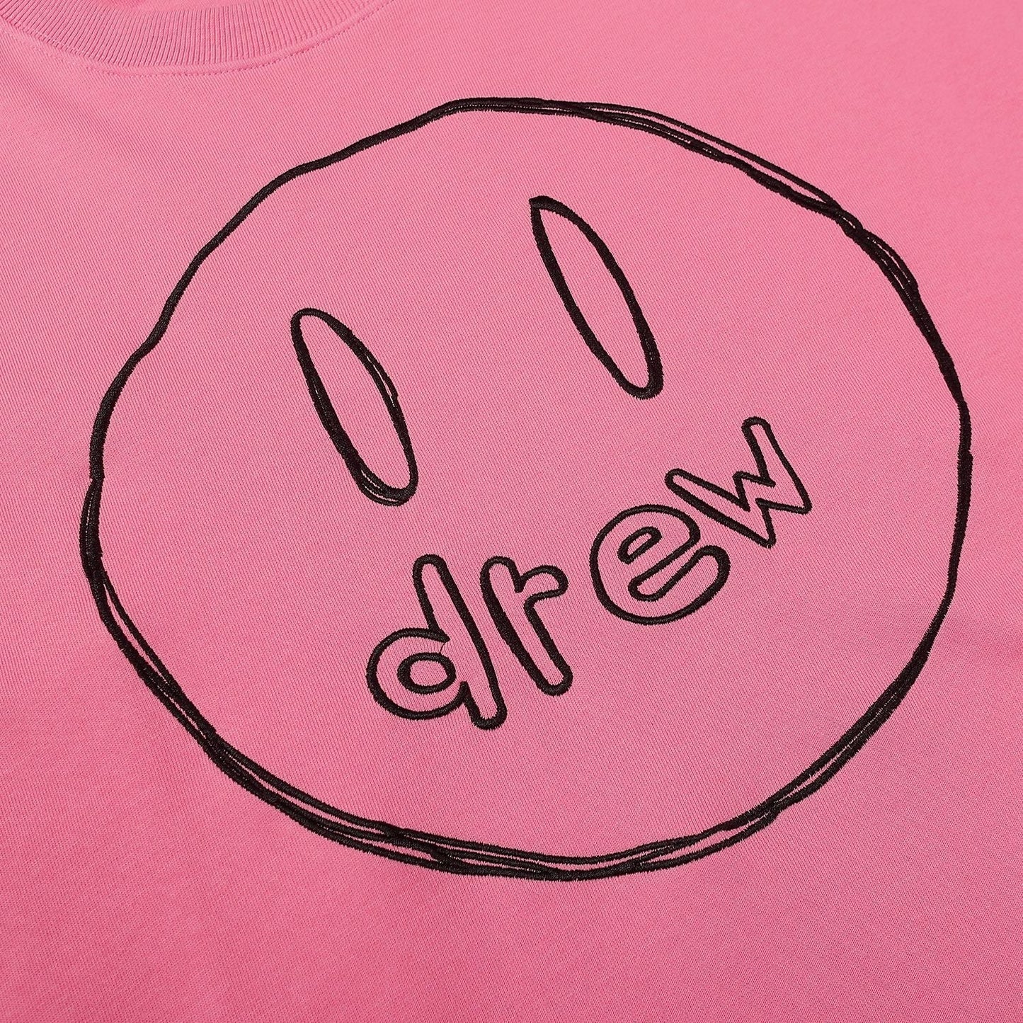 Drew House Sweatshirts Unisex Sketch Smiley Face Crew Neck Sweatshirts
